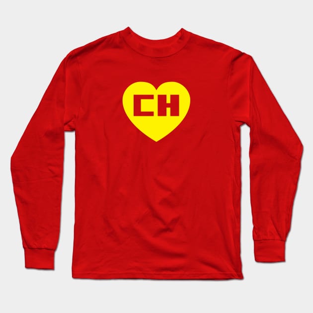 Chapulin Colorado Long Sleeve T-Shirt by Javier Casillas